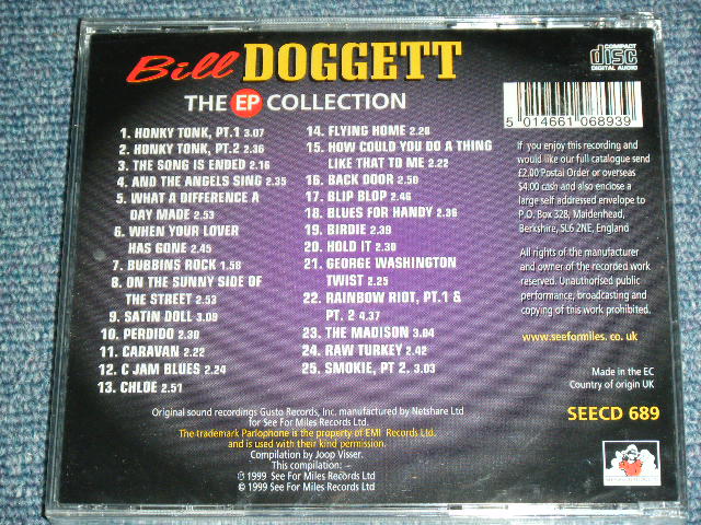 画像: BILL DOGGETT - THE EP COLLECTION / 1997 UK/EU  ORIGINAL Brand new SEALED CD 