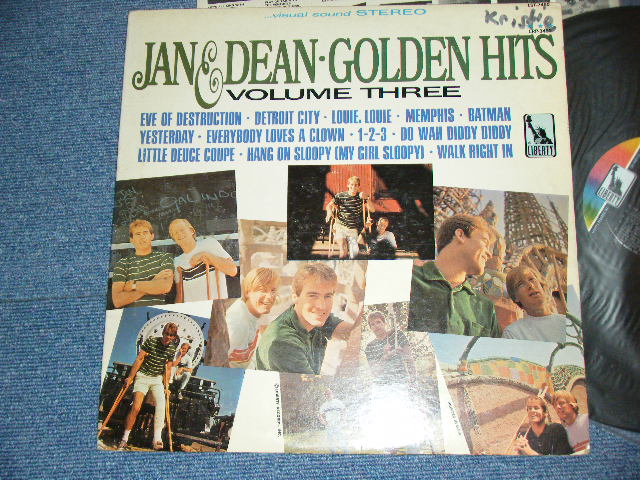 画像1: JAN & DEAN -GOLDEN HITS VOL.3 ( Ex-/Ex++ )  / 1966 US ORIGINAL STEREO  LP 