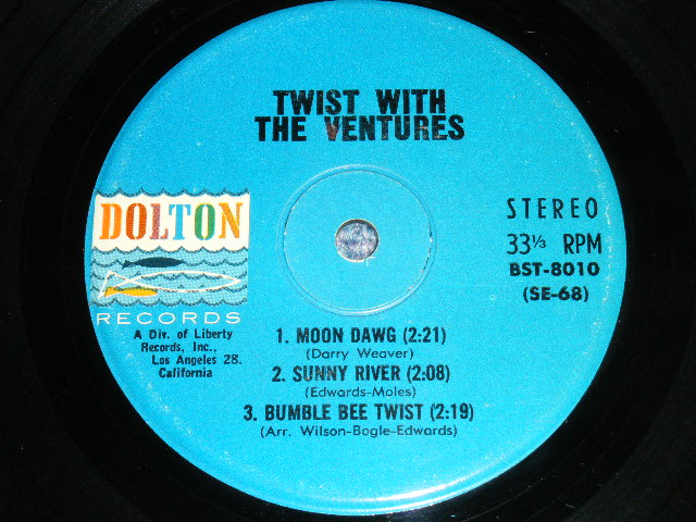 画像: THE VENTURES - TWIST WITH ( NOT Have PS )  / 196 US ORIGINAL 7"EP 