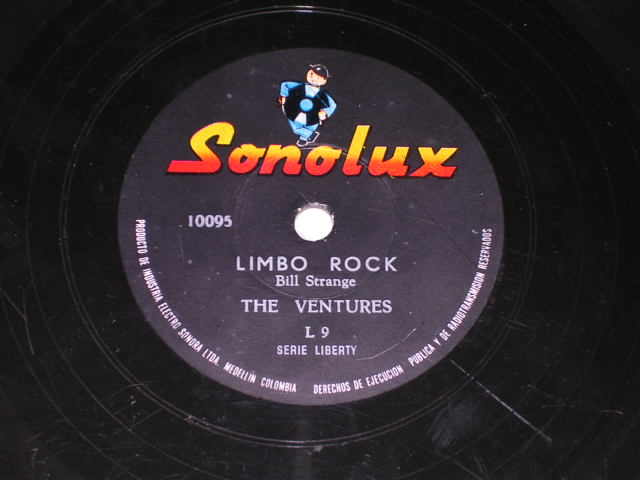 画像: THE VENTURES - LIMBO ROCK / LOLITA YA-YA / 1960s ARGENTINA of SOUTH AMERICA ORIGINAL 78rpm SP