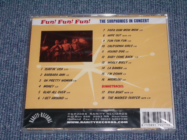 画像: SURPHONICS - IN CONCERT / 2004 HOLLAND SEALED NEW CD