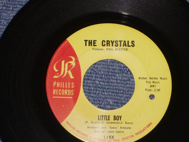 画像1: THE CRYSTALS - LITTLE BOY ( YELLOW LABEL    Ex+++/Ex+++ : Have a Bassic NOISE Version) / 1964 US ORIGINAL 7" SINGLE  BB