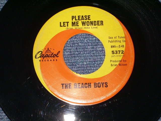 画像: THE BEACH BOYS - DO YOU WANNA DANCE?  ( STRAIGHT-CUT Cover Ex+/Ex+ ) / 1965 US ORIGINAL 7" SINGLE With PICTURE SLEEVE 