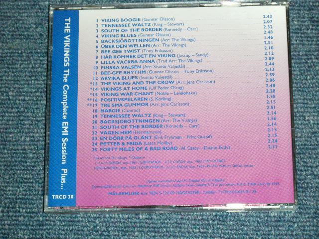 画像: THE VIKINGS - THE COMPLETE EMI SESSION PLUS ...  / 1995 SWEDEN ORIGINAL Brand New CD Very Rrae OUT-OF-PRINT now 