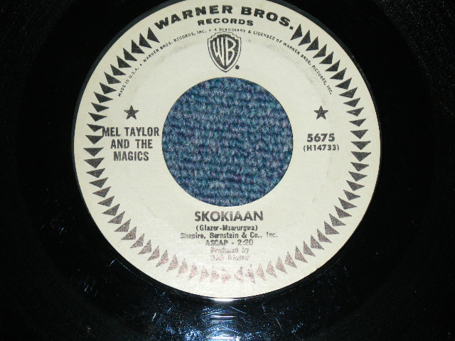 画像: MEL TAYLOR of The VENTURES -  A)SKOKIAAN  B)WATERMELON MAN  ( Ex++/Ex++ ) / 1965  US ORIGINAL White Label Promo 7"SINGLE