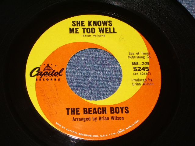 画像: THE BEACH BOYS - WHEN I GROW UP( GREEN BORDER Cover )  /  1964 US  Original Ex/Ex+  7"Single With Picture Sleeve  