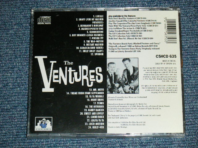 画像: THE VENTURES - BEACH PARTY + GOING TO THE DANCE PARTY ( 2 in 1 : EX+/MINT )/ 1996  UK& EU Used CD 