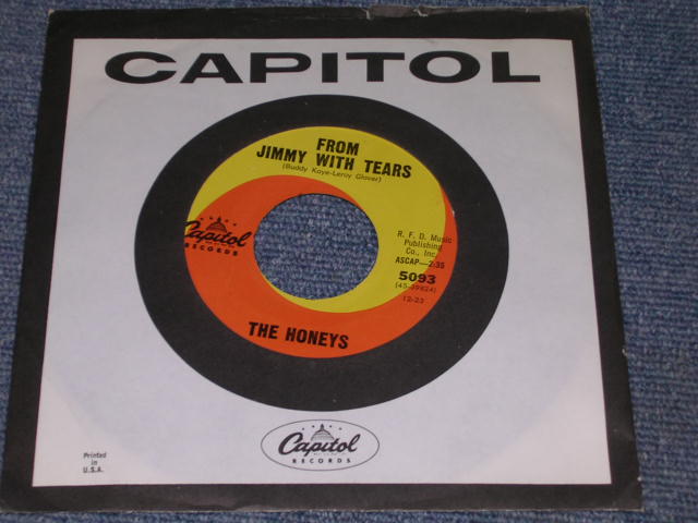 画像: HONEYS  With BRIAN WILSON of THE BEACH BOYS - THE ONE YOU CAN'T HAVE / 1963 US ORIGINAL 7" SINGLE 