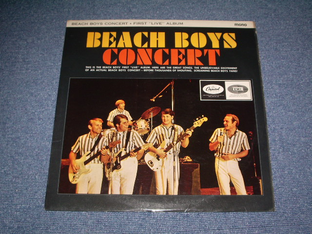 画像1: The BEACH BOYS - CONCERT ( MATRIX NUMBER  T1 & 2 -2198-1N Ex++,Ex+/MINT- ) / 1964 UK ORIGINAL MONO LP