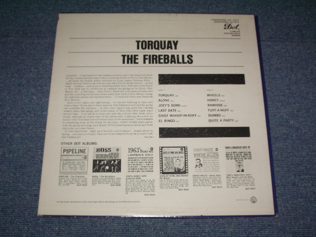画像: FIREBALLS - TORQUAY  / 1963 US ORIGINAL MONO  LP