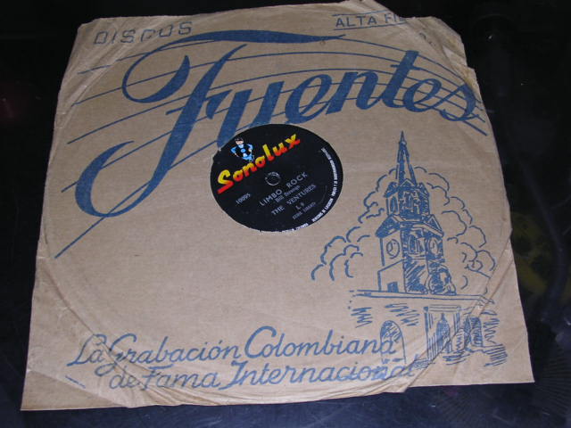 画像: THE VENTURES - LIMBO ROCK / LOLITA YA-YA / 1960s ARGENTINA of SOUTH AMERICA ORIGINAL 78rpm SP