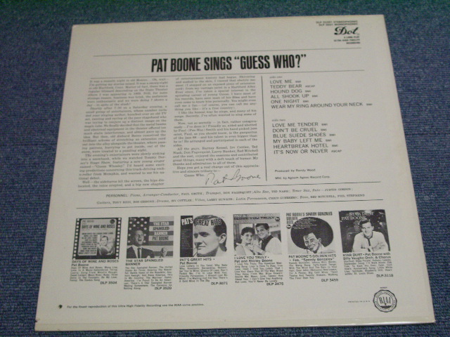 画像: PAT BOONE - SINGS GUESS WHO? / US ORIGINAL LP 