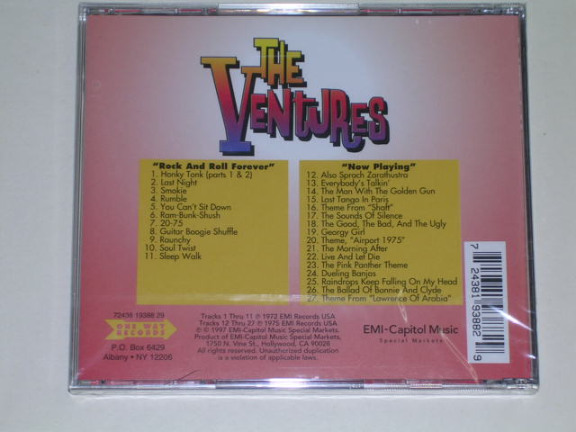 画像: THE VENTURES - ROCK AND ROLL FOREVER + NOW PLAYING ( 2 in 1+ BONUS TRACK ) / 1997 US SEALED   CD 