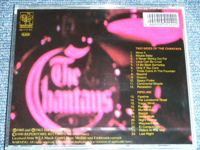 画像: THE CHANTAYS- TWO SIDES OF + PIPELINE ( 2 in 1 ) / 1990 GERMAN  ORIGINAL Brand New Sealed  CD 