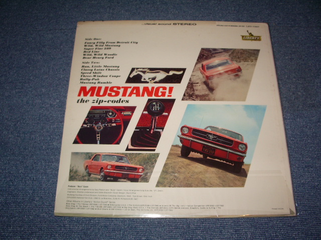 画像: THE ZIP-CODES. - MUSTANG! ( Ex+++/MINT- ) / 1964 US ORIGINAL STEREO   LP 