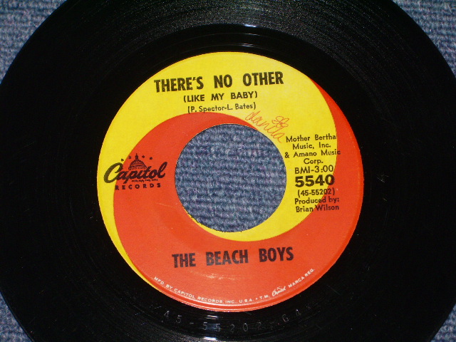 画像: THE BEACH BOYS -THE LITTLE GIRL I ONCE KNEW (  MATRIX  G4#2/G4#2: Ex+/Ex+ ) / 1965 US ORIGINAL 7" SINGLE With PICTURE SLEEVE 