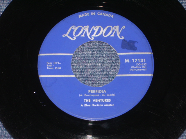 画像1: THE VENTURES - PERFIDIA /1961 CANADA  ORIGINAL 7" SINGLE 