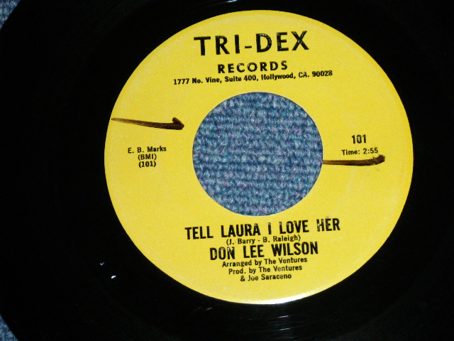 画像1: DON LEE WILSON -  TELL .LAULA I LOVE HER ( Ex+++ / Ex+++ )  / 1981 US ORIGINAL Stock Copy 7"SINGLE