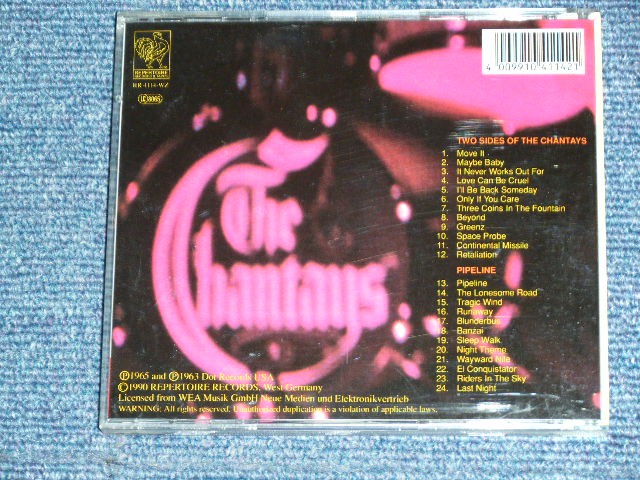 画像: THE CHANTAYS- TWO SIDES OF + PIPELINE ( 2 in 1 ) / 1990 GERMAN  ORIGINALUsed CD 