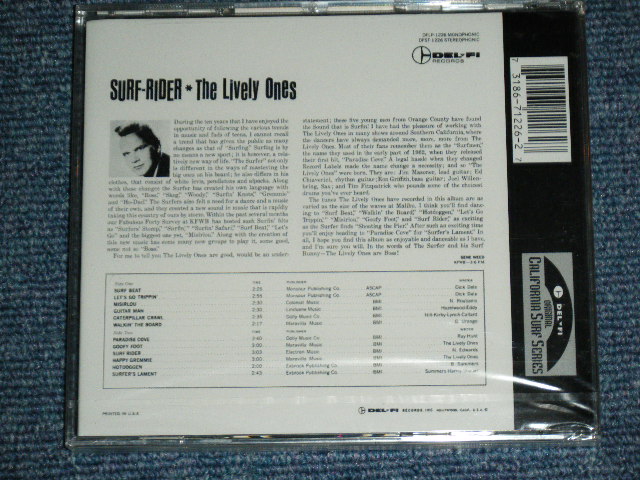 画像: THE LIVELY ONES - SURF RIDER /  1993 US ORIGINAL Brand New Sealed CD  