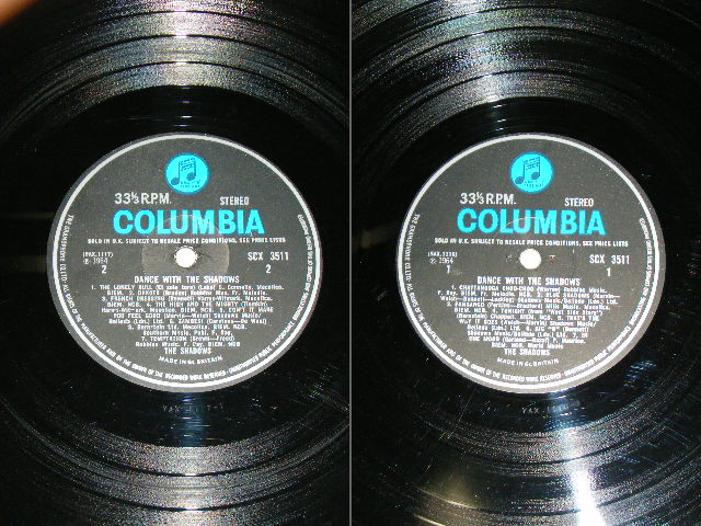 画像: THE SHADOWS - DANCE WITH THE SHADOWS ( Ex+/Ex+++,Ex++ ) / 1964 UK ORIGINAL "BLUE Columbia " Label  Large Small  STEREO LP 