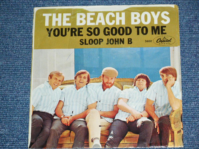 画像1: THE BEACH BOYS - SLOOP JOHN B.   ( MATRIX F1 / F1: DIE-CUT PS ) / 1966 US ORIGINAL 7" SINGLE With PICTURE SLEEVE 