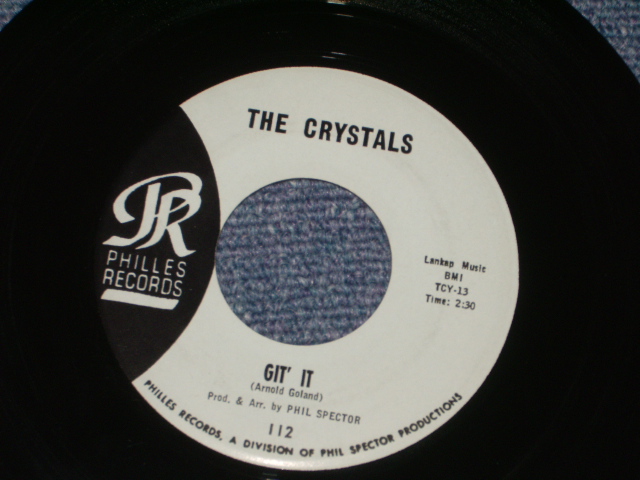 画像: THE CRYSTALS - DA DOO RON RON ( Matrix # TCY-11B : BLUE  LABEL  Ex++/Ex++ ) / 1963 US ORIGINAL 7" SINGLE 