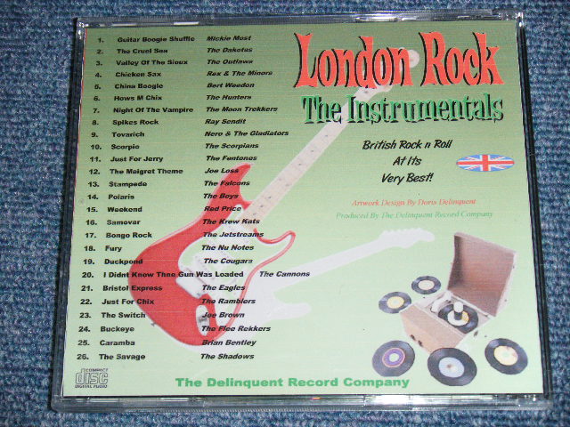 画像: V.A. OMNIBUS ( SHADOWS,OUTLAWS,DAKOTAS,+ MORE )  - LONDON ROCK THE INSTRUMENTALS /  UK ORIGINAL Brand New CD-R 