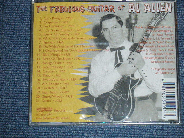 画像: AL ALLEN - THE FABULOUS GUITAR OF  / 2003 US ORIGINAL Brand New SEALED CD 