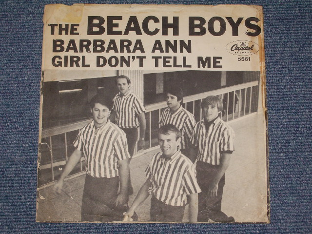 画像1: THE BEACH BOYS - BARBARA ANN ( NON-GLOSSY PICTURE SLEEVE : MATRIX  F6/F5 : VG++/Ex++ ) / 1965 US ORIGINAL 7" SINGLE With PICTURE SLEEVE  