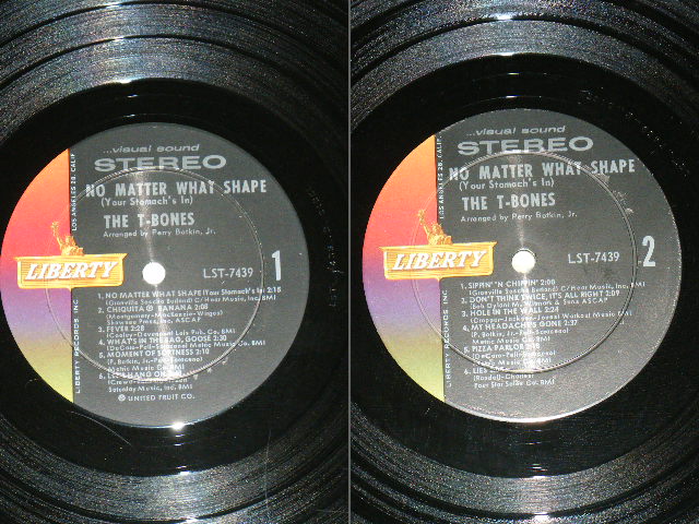 画像: THE T-BONES - NO MATTER WHAT SHAPE ( Ex/Ex++ ) / 1966 US ORIGINAL 1st Press Label  Stereo LP  