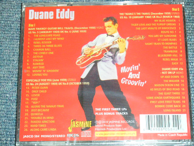 画像: DUANE EDDY - MOVIN' AND GROOVIN' ( 2CD's)  / 2010 UK BRAND NEW Sealed CD 