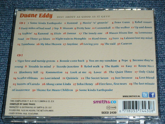 画像: DUANE EDDY - JUST ABOUT : AS GOOD AS IT GETS !   / 2011 NETHERLANDS  Brand New  2CD's 