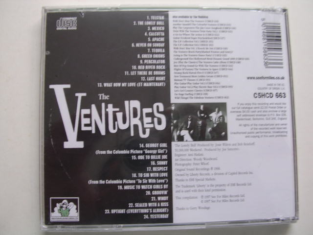 画像: THE VENTURES -  THE LONELY BULL + $1,000,000 WEEKEND  ( 2 in 1 )/ 1997  UK& EU SEALED   CD 