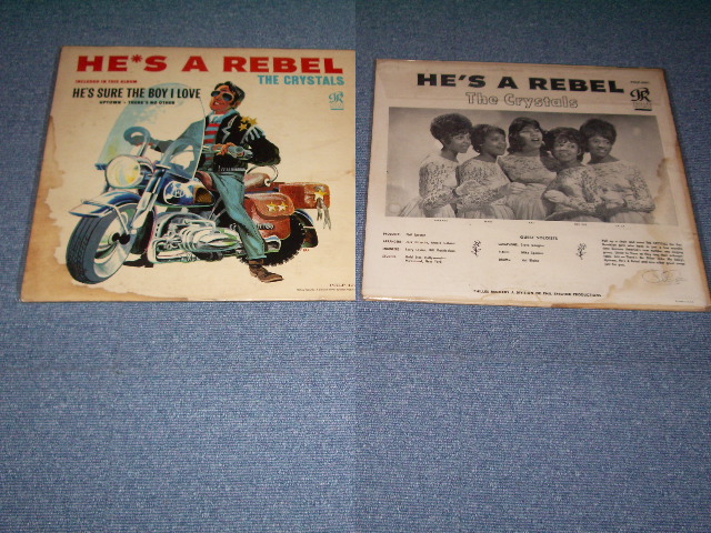 画像: THE CRYSTALS - HE'S A REBEL ( With BONUS JACKET ! )  / 1963 US Original Blue Label MONO LP 