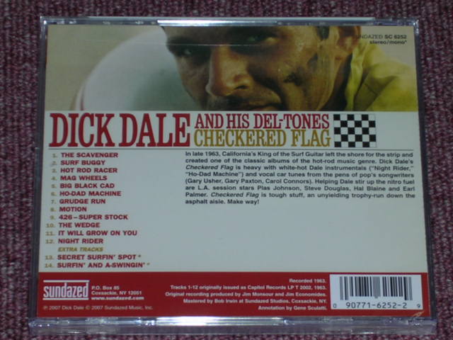画像: DICK DALE & HIS DEL-TONES - CHECKERED FLAG  / 2007  US Brand New SEALED NEW CD 
