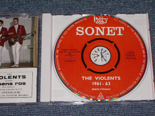 画像: THE VIOLENTS - 1961-1963    /  SWEDEN ORIGINAL BRAND NEW CD 
