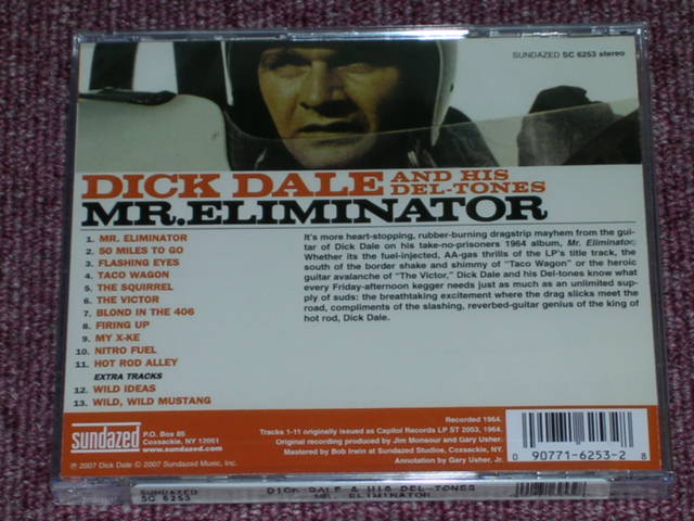 画像: DICK DALE & HIS DEL-TONES - MR. ELIMINATOR / 2007  US Brand New SEALED NEW CD 