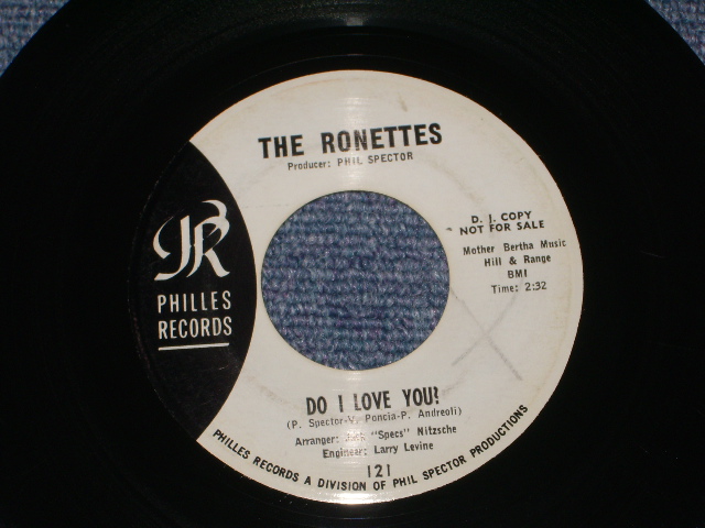 画像1: THE RONETTES - DO I LOVE YOU ( WHITE Label Promo : Ex++/Ex+ )/  1964 US ORIGINAL 7" SINGLE
