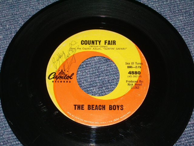 画像: THE BEACH BOYS - TEN LITTLE INDIANS  / 1962 US  Original 7"Single  With PICTURE SLEEVE 