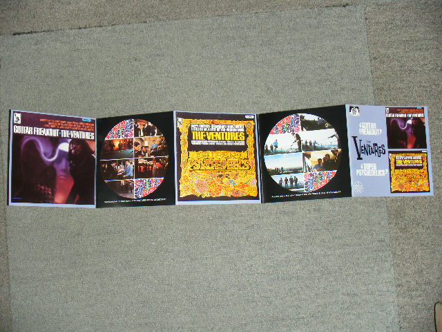 画像: THE VENTURES - GUITAR FREAKOUT + SUPER PSYCHEDELICS ( 2 in 1 )/ 1995  UK& EU Used CD 