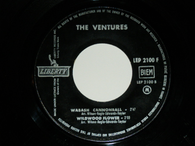 画像: THE VENTURES - PLAY THE COUNTRY : LOVESICK BLUES ( Ex,VG+++/Ex ) / 1960's  FRANCE Original 7" EP With PICTURE SLEEVE 