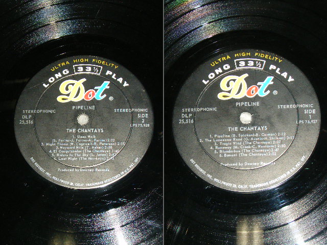 画像: THE CHANTAYS - PIPELINE ( VG+++/VG+++ ) / 1963 US ORIGINAL STEREO Used  LP 