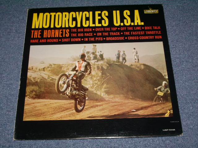 画像1: THE HORNETS ( JERRY COLE on GUITAR ) - MOTORCYCLES U.S.A.  ( Ex++/MINT-) / 1963 US ORIGINALMono LP 
