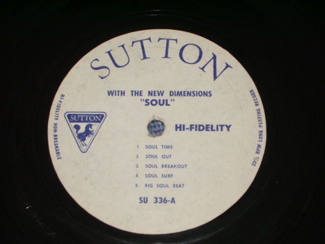 画像: THE NEW DIMENSIONS - SOUL  / 1964 US ORIGINAL Mono LP 