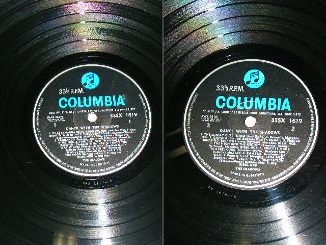 画像: THE SHADOWS - DANCE WITH THE SHADOWS ( Ex++/Ex+++  ) / 1964 UK ORIGINAL "BLUE Columbia " Label MONO LP 