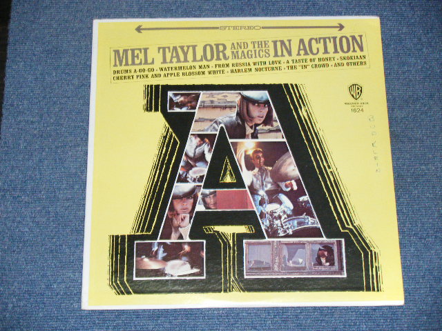 画像1: MEL TAYLOR ( DRUMMER of THE VENTURES ) - IN ACTION ( Ex+/Ex+++ ) / 1966 US ORIGINAL STEREO  LP  
