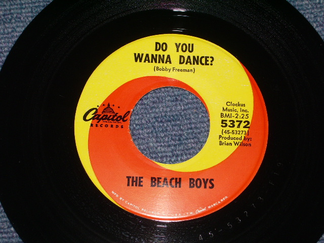 画像: THE BEACH BOYS - DO YOU WANNA DANCE?  ( STRAIGHT-CUT Cover Ex++/Ex+++ ) / 1965 US ORIGINAL 7" SINGLE With PICTURE SLEEVE 