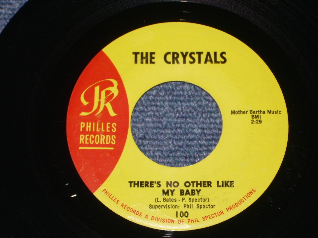 画像1: THE CRYSTALS - THERE'S NO OTHER LIKE MY BABY   ( YELLOW LABEL  Ex+++/Ex+++ ) / 1961 US ORIGINAL 7" SINGLE 