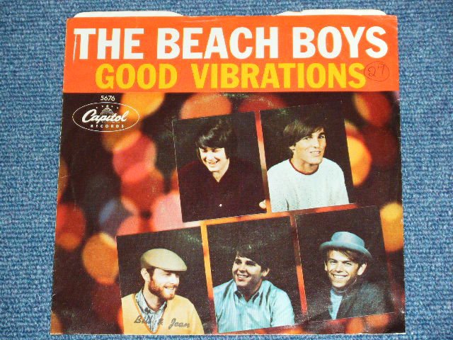 画像: THE BEACH BOYS - GOOD VIBRATIONS  ( MATRIX P1P/T2P  : DIE-CUT PS ) / 1966 US ORIGINAL 7" SINGLE With PICTURE SLEEVE 